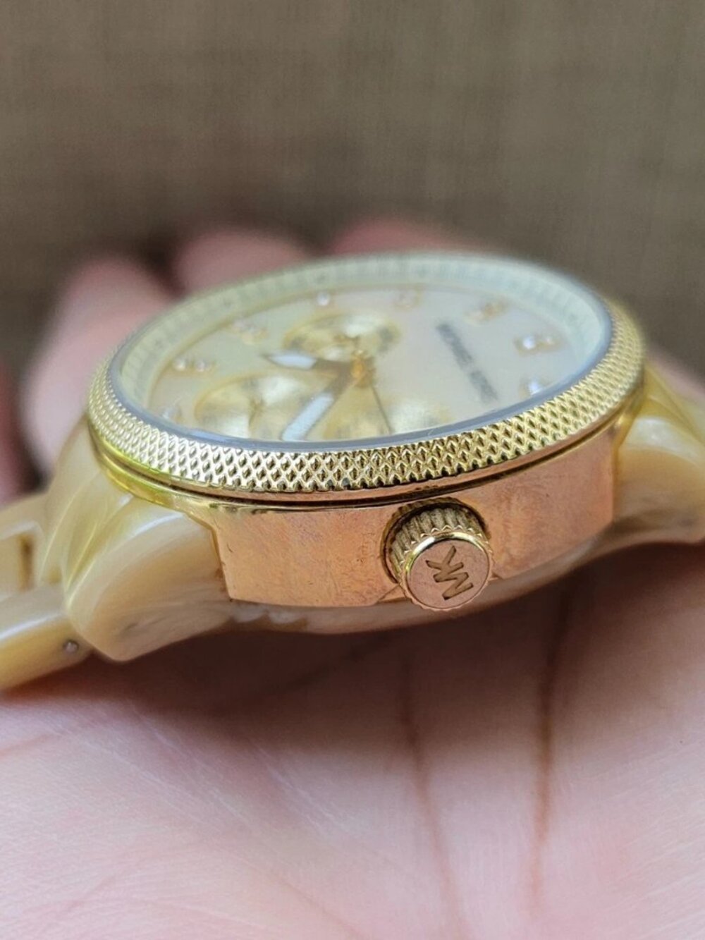 Michael Kors Women Wristwatch Multi Function Mother of Pearl Face Quartz Watch - Picture 9 of 10